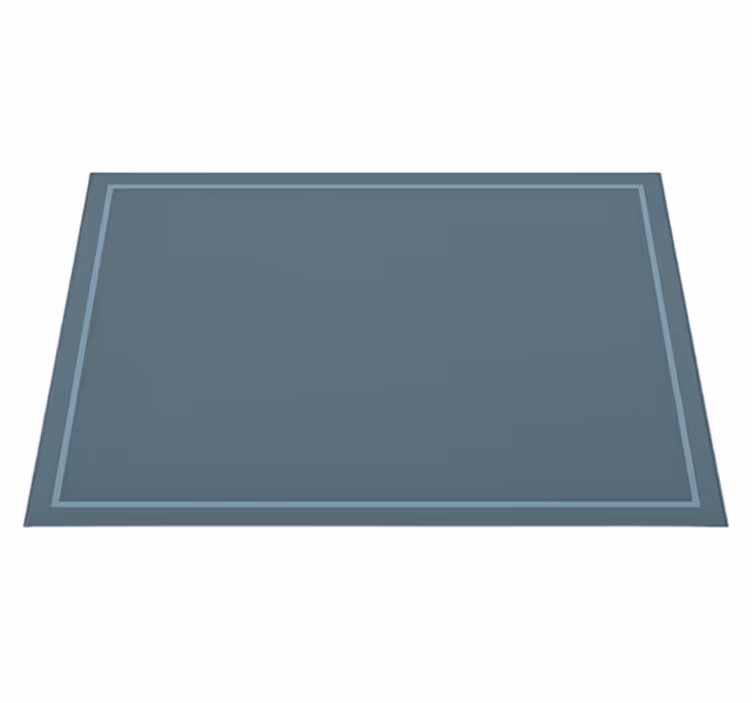 Tapete vinílico azul design com borda simples - TenStickers