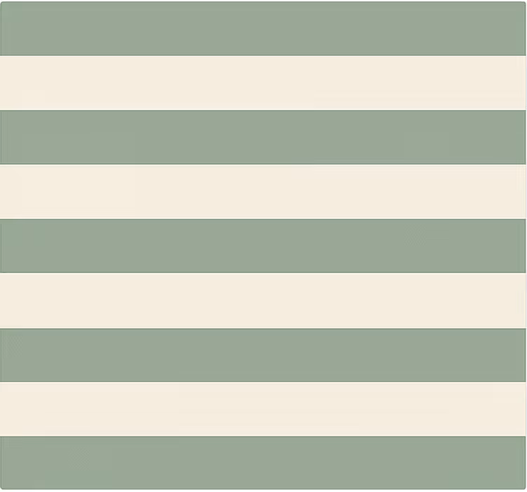 Tapete vinílico cozinha motivo listrado verde - TenStickers