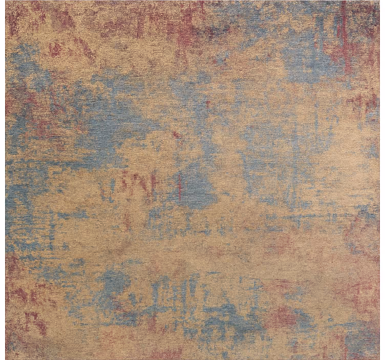 Tapete vinílico para sala de jantar padrão oriental desgastado - TenStickers