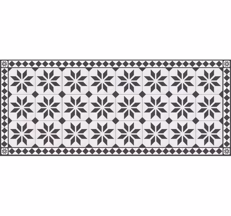 Tapete vinílico mosaico carpete vintage - TenStickers