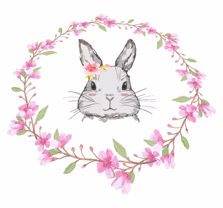 Tapete vinílico de animais África selvagem para meninas - TenStickers