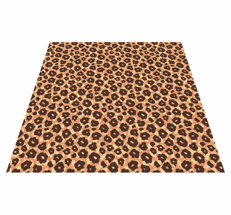 Tapete vinílico de animais imitação de leopardo aveludado - TenStickers