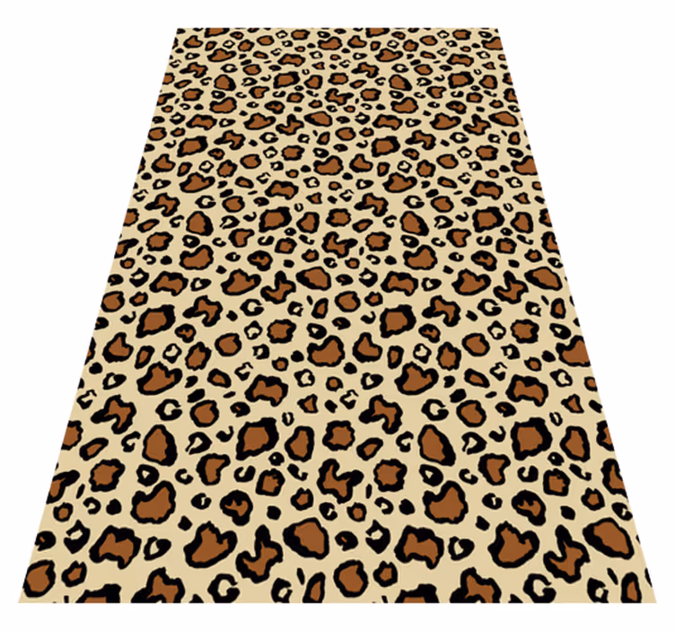 Tapete vinílico de animais estampa leopardo clássica - TenStickers
