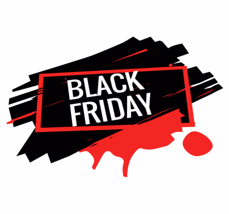 Tapete em vinil black friday adesivo moderno black friday - TenStickers