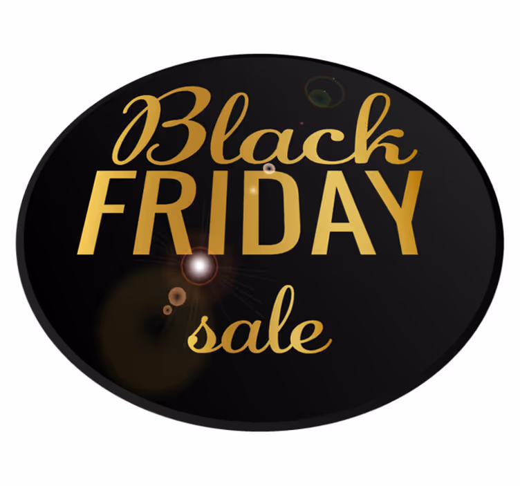 Tapete em vinil black friday venda elegante - TenStickers