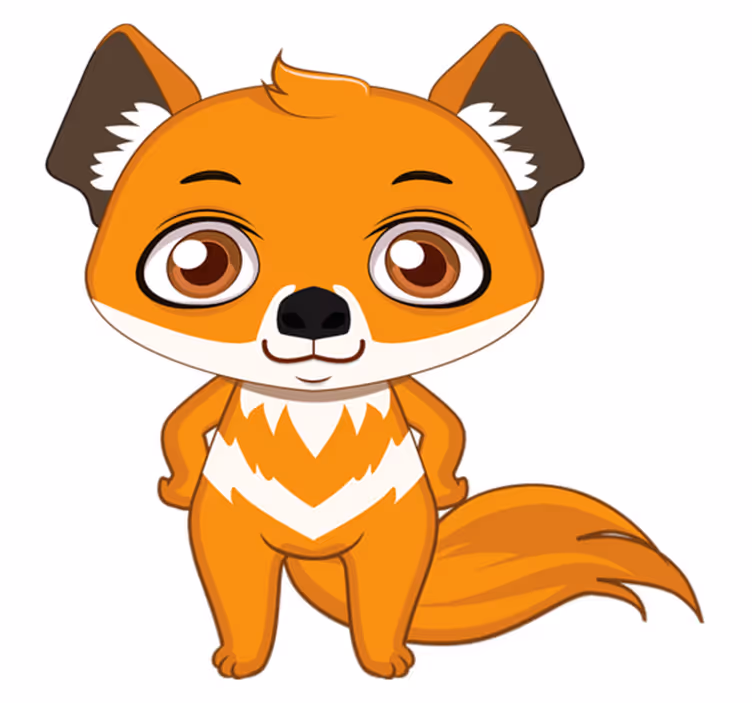 Tapete vinílico de animais com design de dingo - TenStickers