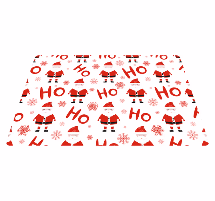 Tapete vinílico do natal com estampa do papai noel - TenStickers