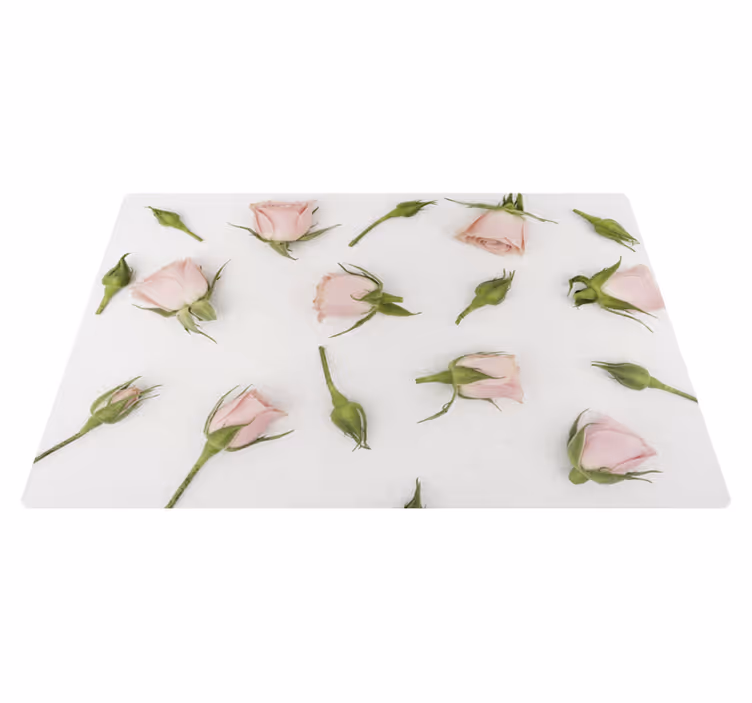 Tapete vinílico flores e plantas flor romântica de primavera - TenStickers
