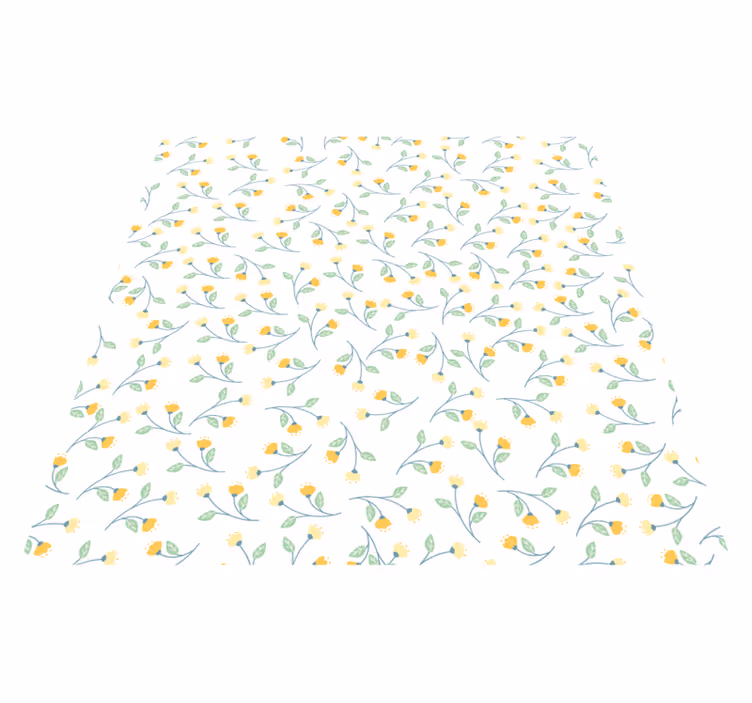 Tapete vinílico flores e plantas estilo primavera - TenStickers