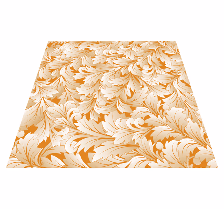 Tapete vinílico flores e plantas com padrão floral elegante - TenStickers