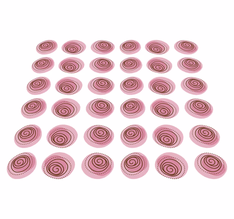 Tapete vinílico flores e plantas ornamento floral rosa - TenStickers