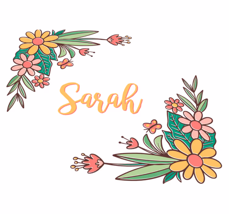 Tapete vinílico flores e plantas com design personalizável - TenStickers