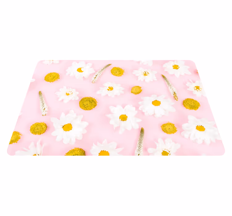 Tapete vinílico flores e plantas coloridas - TenStickers