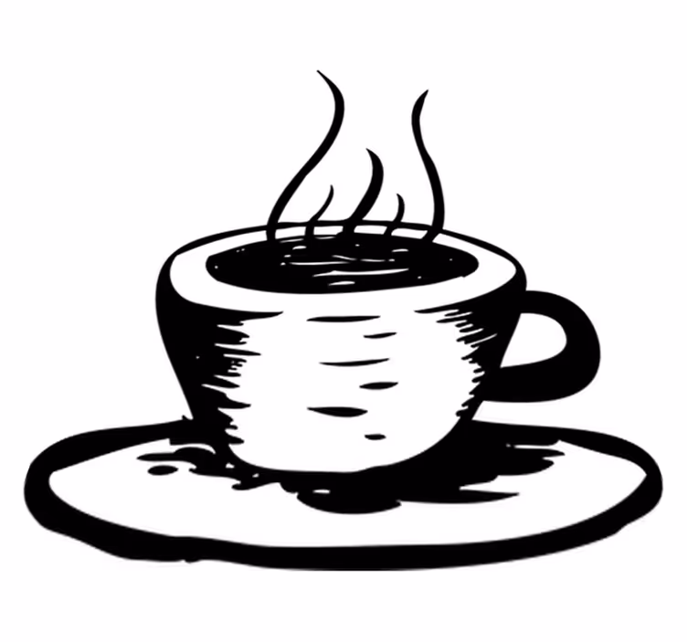Tapete vinílico cozinha café com leite - TenStickers
