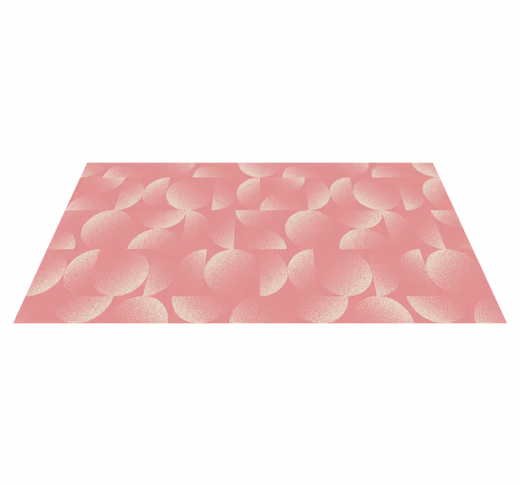 Tapete vinílico para sala de jantar semicirculos pastel - TenStickers