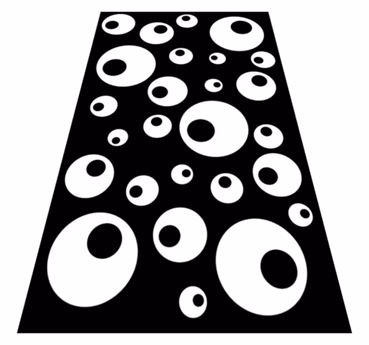 Tapete vinílico casa de banho pérolas d'água - TenStickers