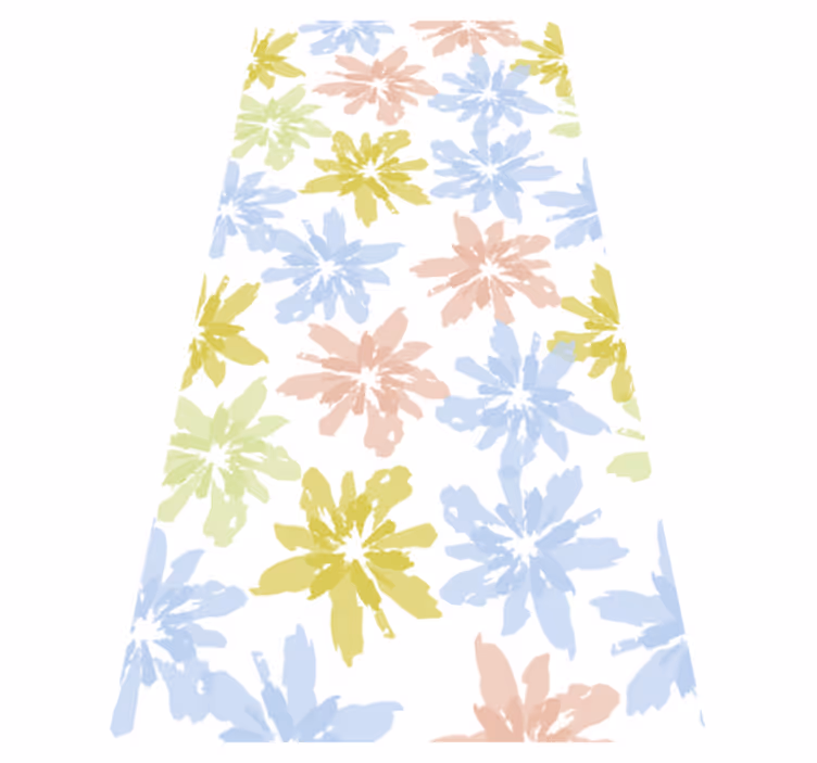 Tapete vinílico quarto e adesivo floral para janela - TenStickers
