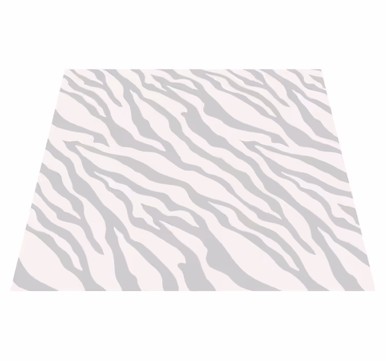 Tapete vinílico estampa de animal padrão zebra cinza claro - TenStickers