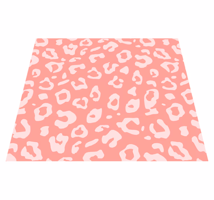 Tapete vinílico estampa de animal textura de leopardo rosa - TenStickers