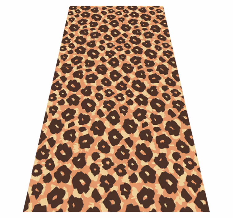 Tapete vinílico estampa de animal imitação leopardo veludo - TenStickers