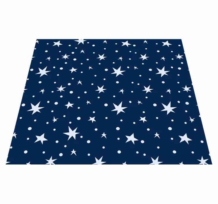 Tapete vinílico estrelas em fundo azul-marinho - TenStickers