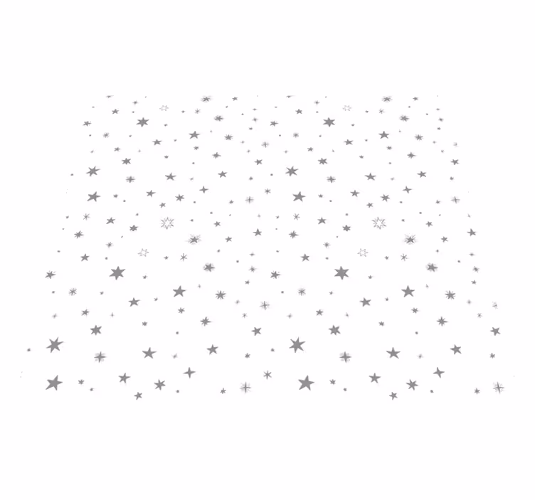 Tapete vinílico estrelas fundo cinza com estrelas brancas - TenStickers