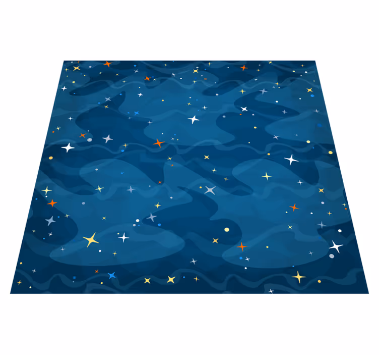 Tapete vinílico estrelas camuflagem estrelada - TenStickers