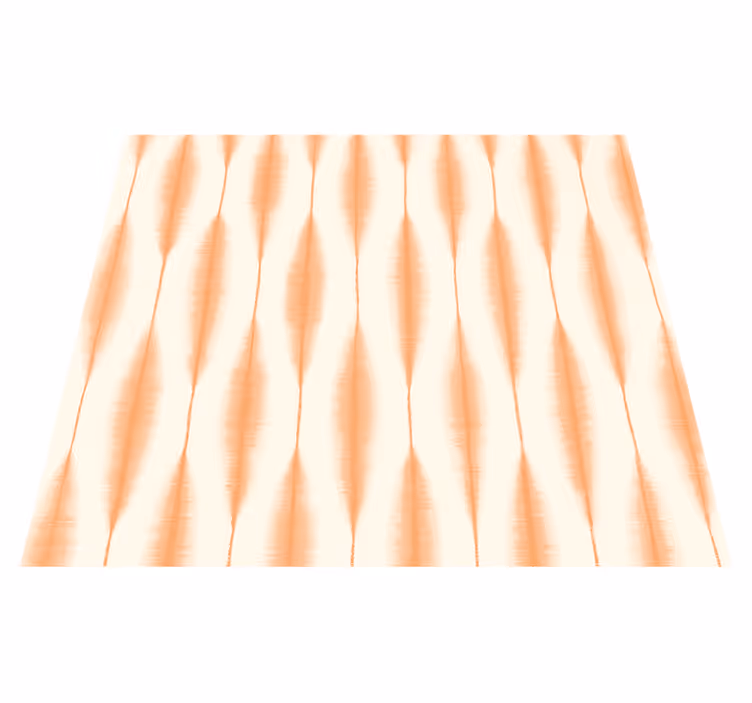Tapete vinílico geométricas laranja ikat kasuri - TenStickers
