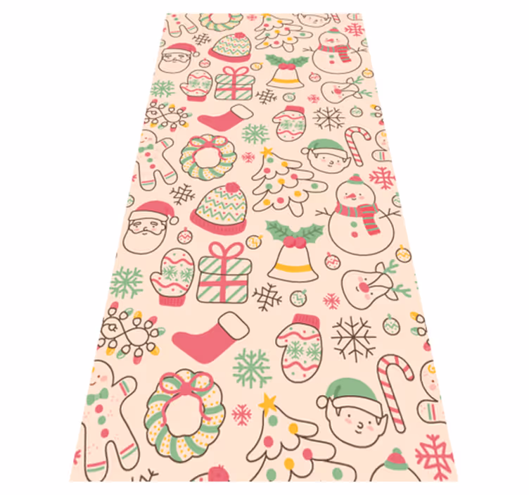 Tapete vinílico do natal luzes de natal - TenStickers