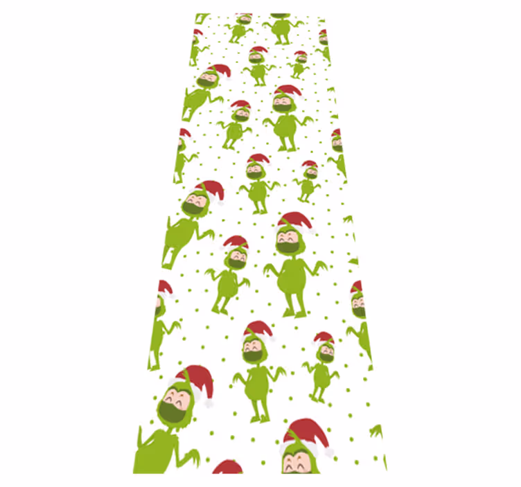Tapete vinílico do natal feliz natal com máscara - TenStickers
