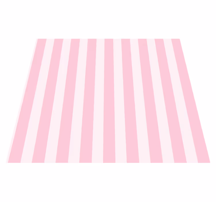 Tapete vinílico quarto listrado rosa - TenStickers
