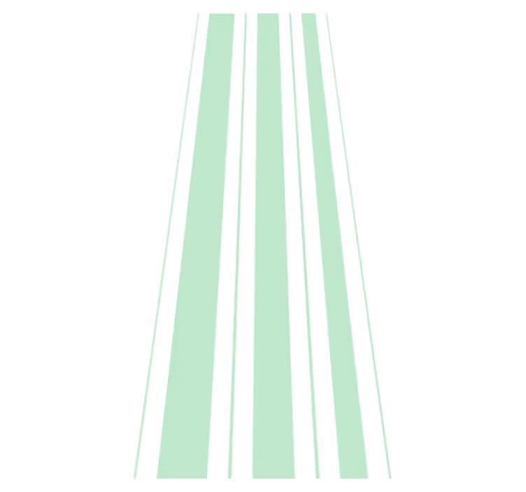Tapete vinílico quarto listras verticais verdes - TenStickers