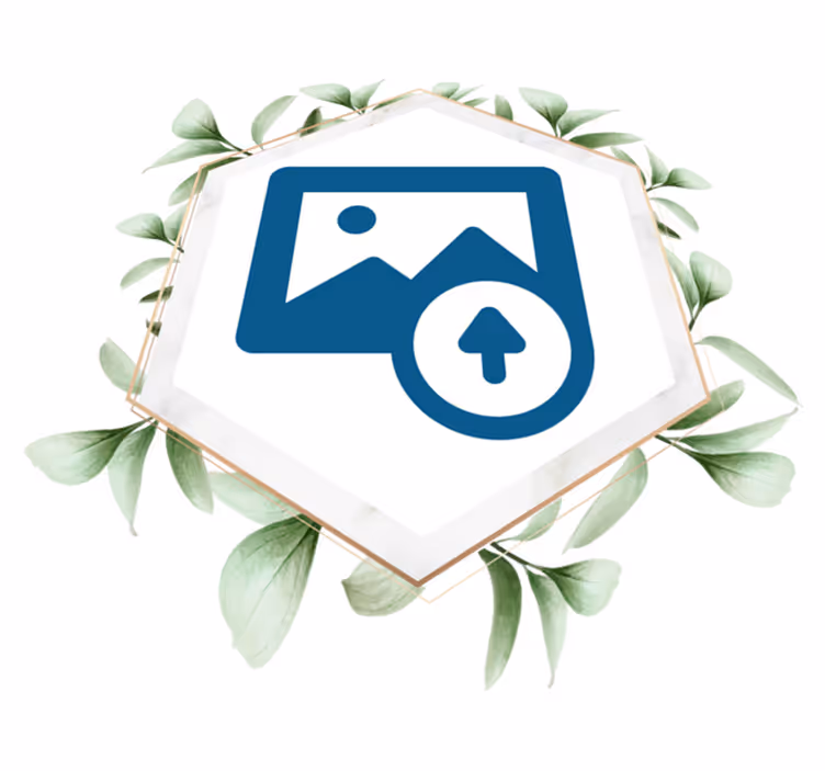 Tapete vinílico natureza mulher com folhas - TenStickers