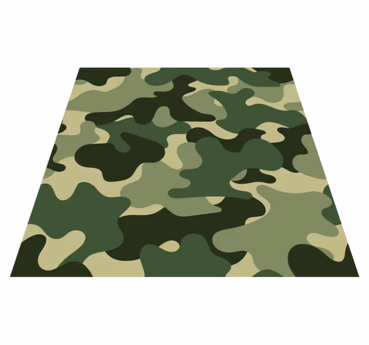 Tapete vinílico natureza estampa camuflada - TenStickers