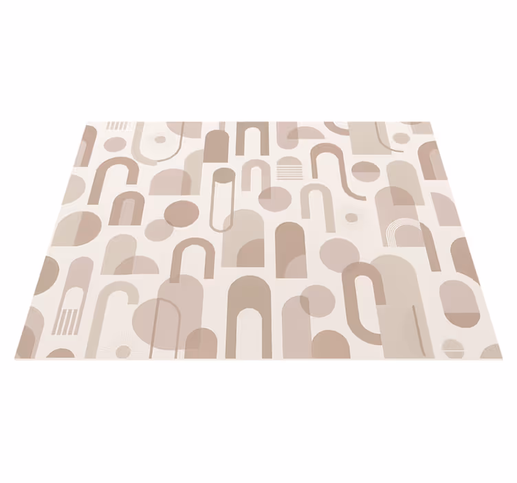 Tapete vinílico quarto com padrão moderno - TenStickers