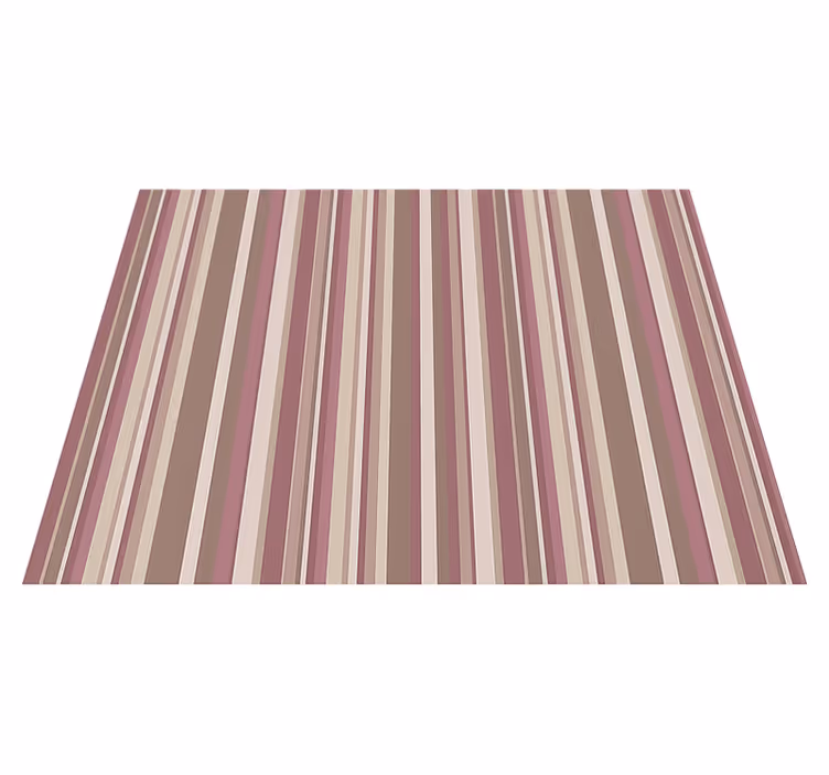 Tapete vinílico quarto rosa listrado - TenStickers