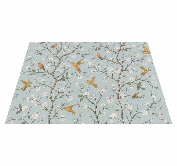 Tapete vinílico quarto primavera elegante - TenStickers