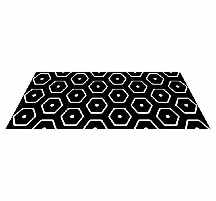 Tapete vinílico geométricas padrão minimalista - TenStickers
