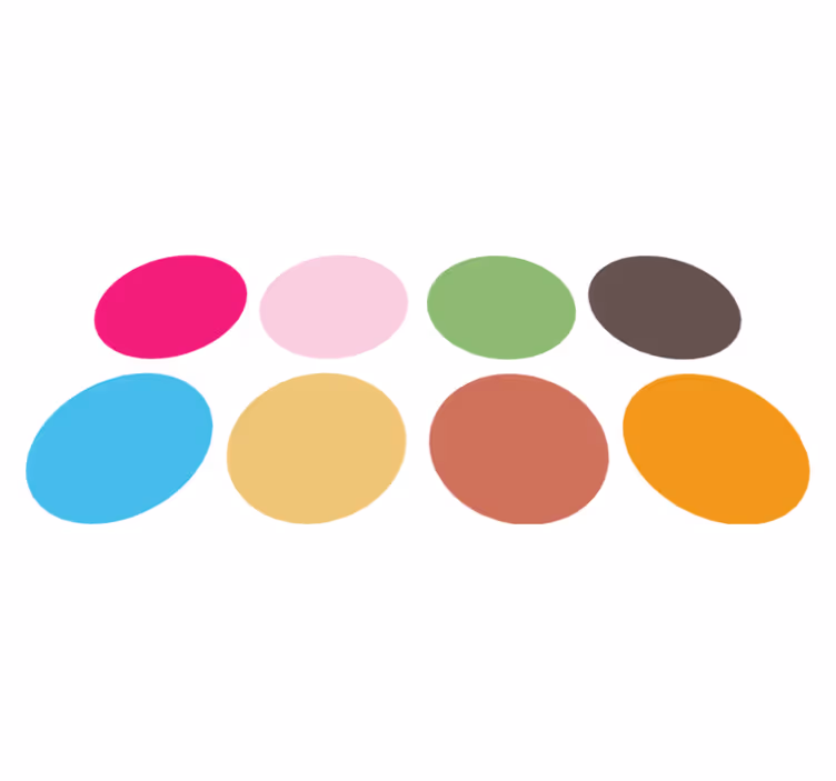 Tapete vinílico infantis com adesivos coloridos - TenStickers