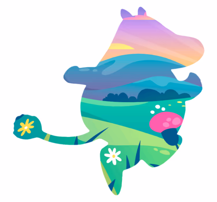 Tapete vinílico infantis mundo moomin - TenStickers