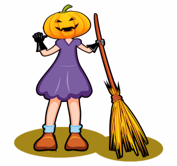 Tapete vinílico infantis ilustração de halloween - TenStickers