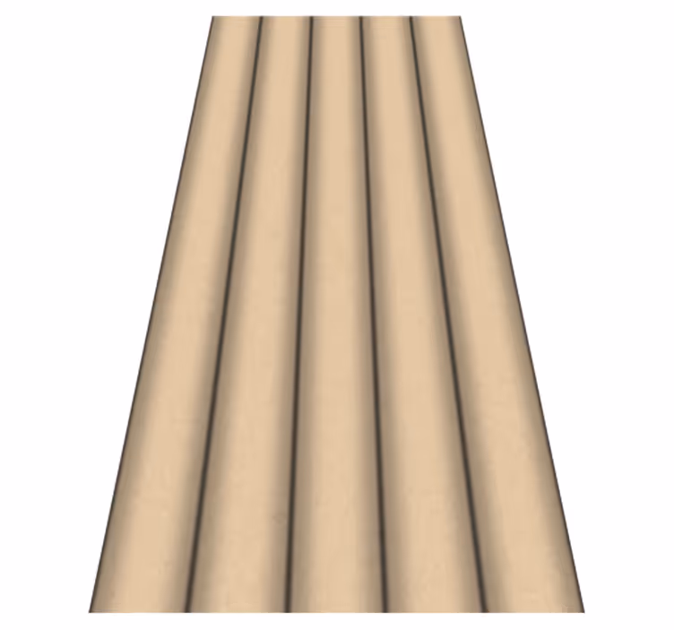 Tapete vinílico casa de banho padrão minimalista tubo marrom - TenStickers