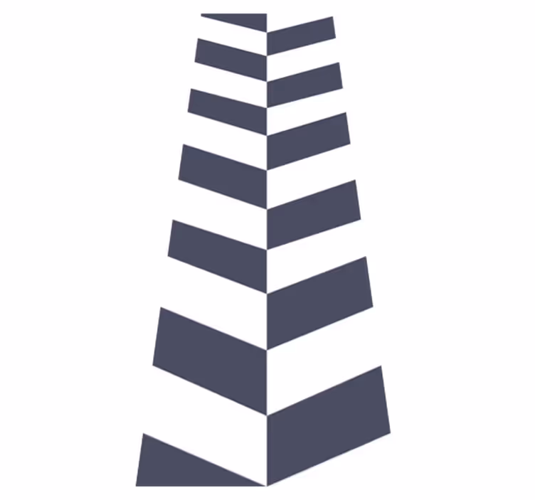 Tapete vinílico casa de banho padrão listrado azul marinho - TenStickers