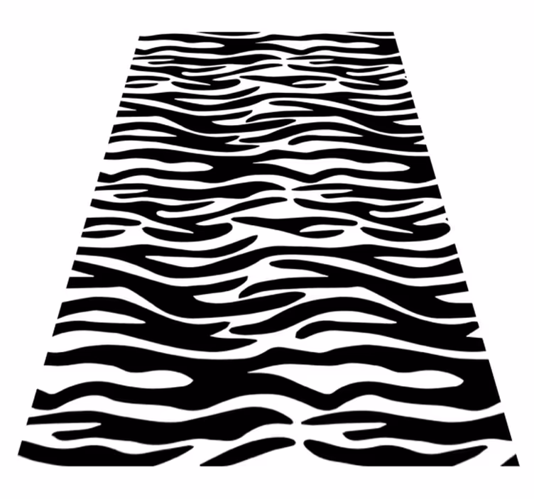 Tapete vinílico casa de banho estampa zebra ducha - TenStickers