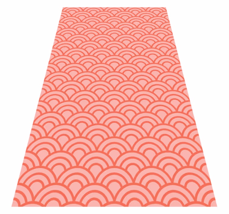 Tapete vinílico casa de banho coral vivo pantone - TenStickers