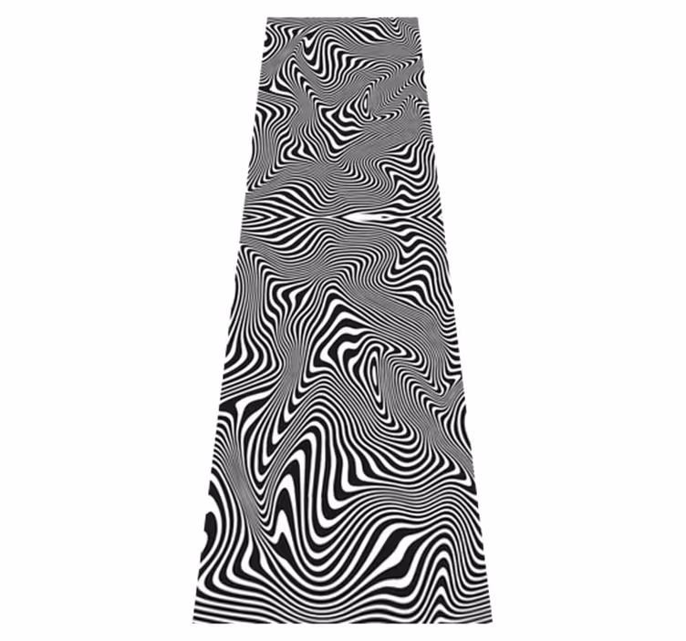 Tapete vinílico casa de banho zebra efeito 3d - TenStickers