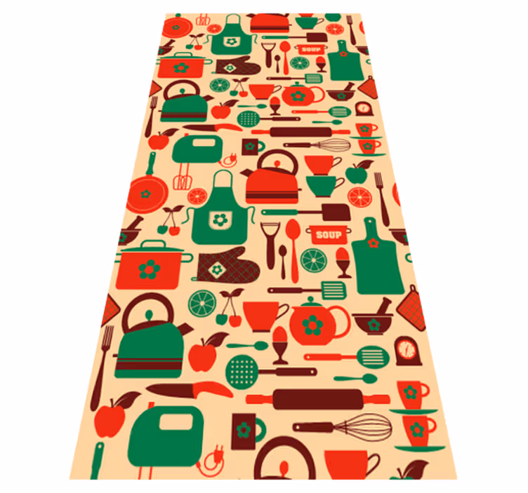 Tapete vinílico cozinha para móveis de cozinha cobertos - TenStickers