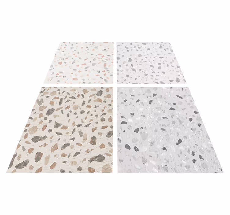 Tapete vinílico cozinha textura terrazzo - TenStickers