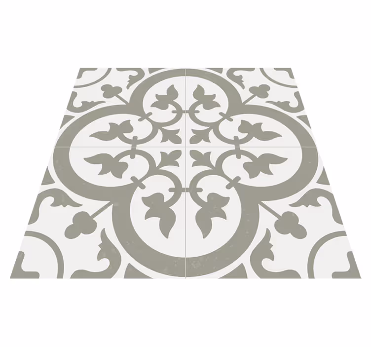 Tapete vinílico cozinha azulejo marrocos verde musgo - TenStickers