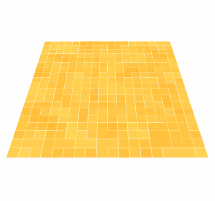Tapete vinílico cozinha mosaico dourado detalhado - TenStickers